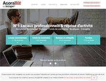 Tablet Screenshot of agorabiz.com